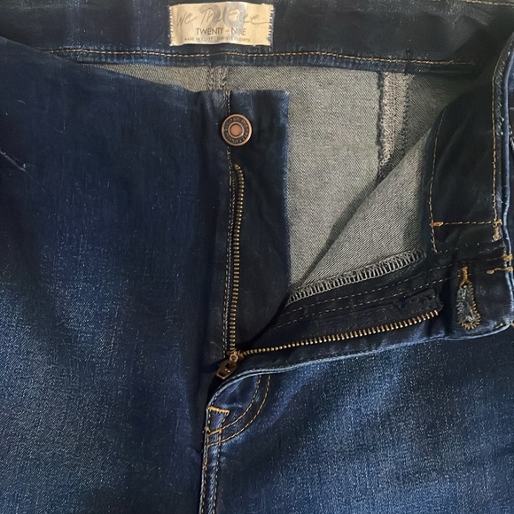 We the Free Feel Like Sunshine Dark Wash Skinny Cropped Jeans Size 29 - Picture 14 of 16
